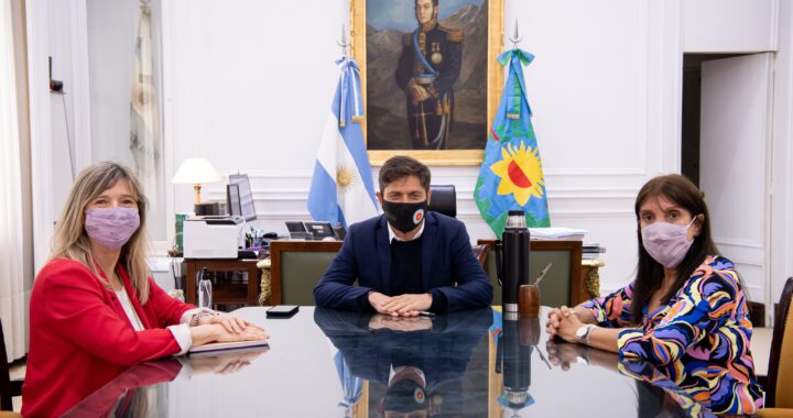 Kicillof se reunió con Teresa García y Álvarez Rodríguez para ordenar la transición bonaerense