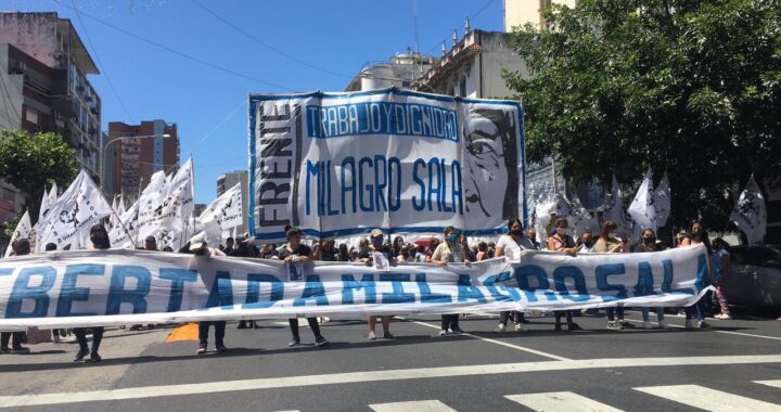 Convocan a un acampe frente a la Corte Suprema por la libertad de Milagro Sala