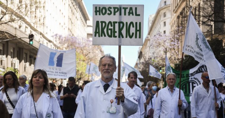 Paro y movilización de los trabajadores de salud, residentes y concurrentes en la Ciudad