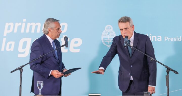 Asumió Agustín Rossi como jefe de Gabinete de Ministros