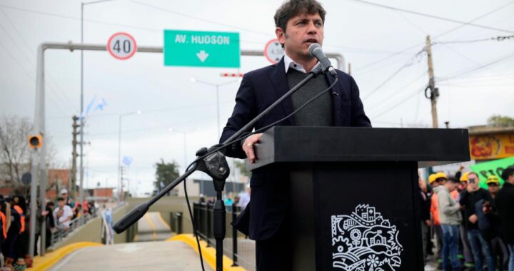 Kicillof: «Milei es casta porque se afanó la guita de los laburantes con las privatizaciones»