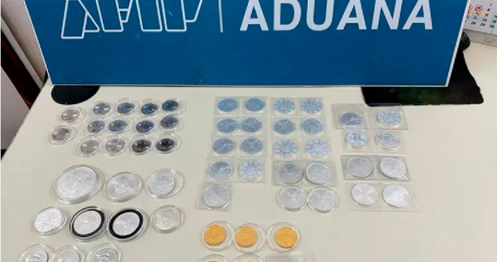 La Aduana secuestró 60 monedas de colección valuadas en $10 millones