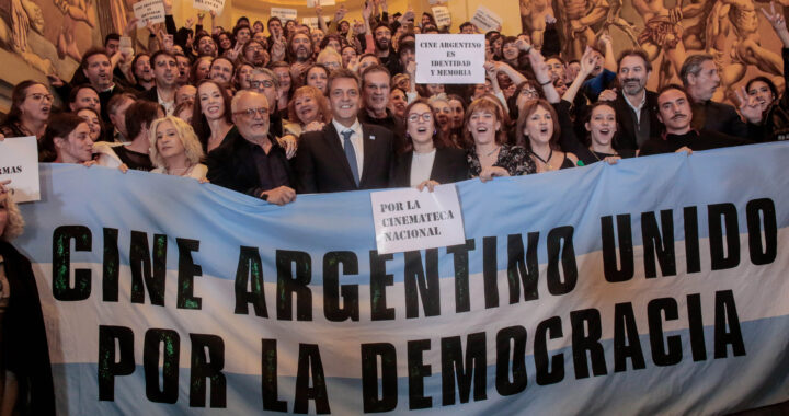 Referentes del cine argentino respaldaron en una carta abierta a Sergio Massa
