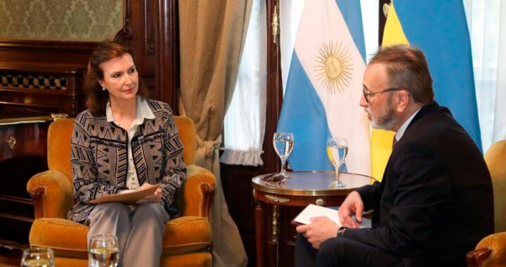 Mondino ratificó la condena del Gobierno a la invasión rusa en su reunión con el embajador de Ucrania