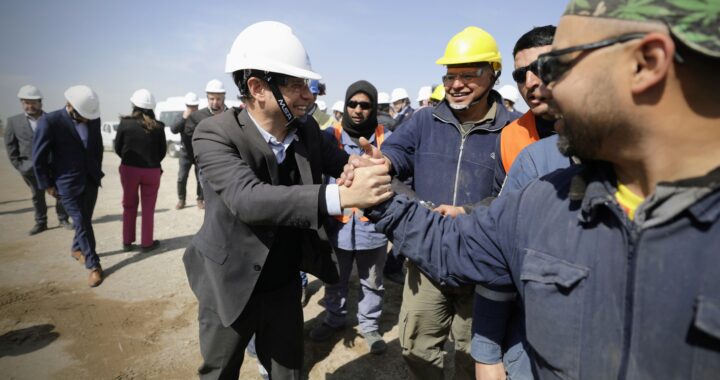 Kicillof recorrió las obras de expansión de Puerto Rosales