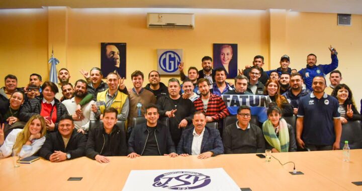 La juventud de la CGT mostró su apoyo a Quintela como presidente del PJ Nacional