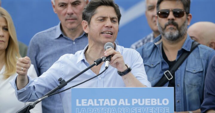 Kicillof: «La única pelea que me interesa es contra las políticas de Milei»