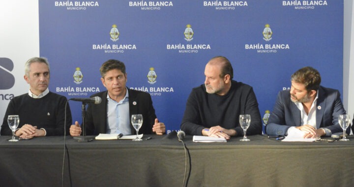 Kicillof anunció una inversión de $ 273.000 millones para reactivar Bahía Blanca