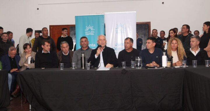 Alak conformó la Junta Comunal de Tolosa y presentó obras y medidas de gobierno para la localidad