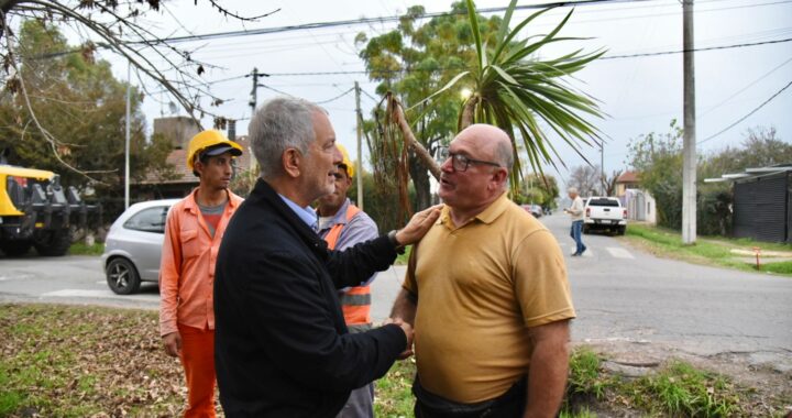 Con tareas viales e hidráulicas, Alak dio inicio al plan de obras públicas en Hernández