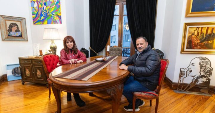 Quintela se reunió con Cristina y pidió «reforzar la unidad» ante el abandono de Milei al interior