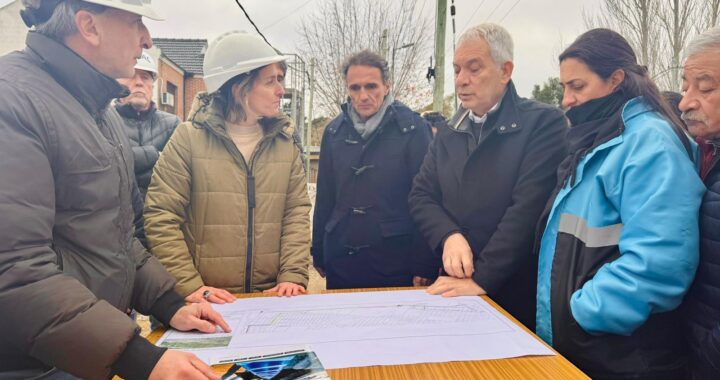 Alak y Katopodis inauguraron los desagües pluviales en la cuenca del Arroyo Maldonado