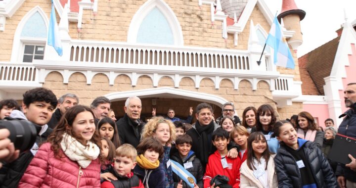 Alak y Kicillof inauguraron la primera etapa de la puesta en valor de la República de los Niños