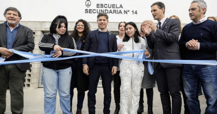 Axel Kicillof puso en funciones un nuevo polo educativo en A. Korn