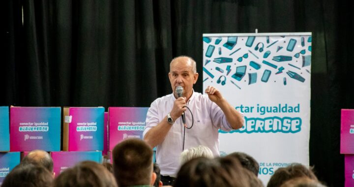 Conectar Igualdad Bonaerense: más de 150 estudiantes recibieron netbooks en Pehuajó