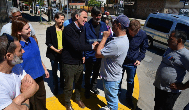 Katopodis y Otermin inauguraron obras de pavimentación en Lomas de Zamora