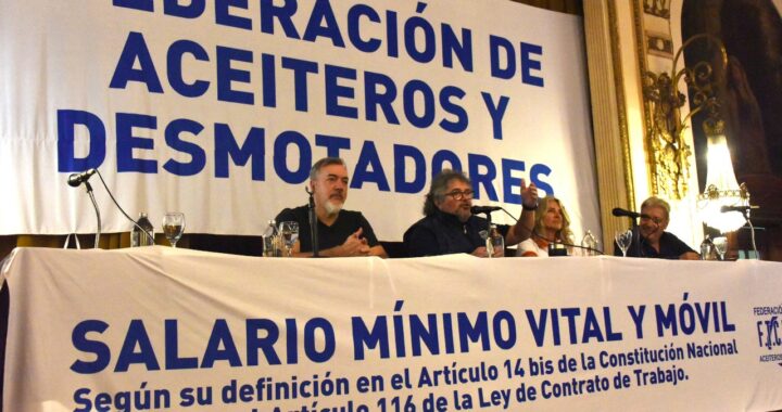 Yofra: «Los aceiteros vamos a ir a la huelga cuando este gobierno quiera avanzar contra los derechos laborales»