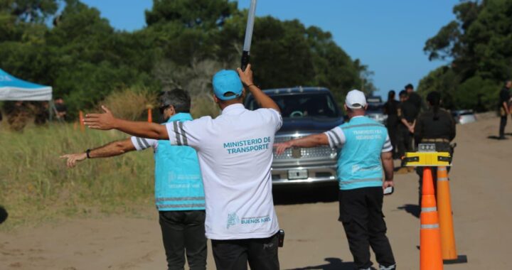 Marinucci y Barrera encabezaron un mega operativo de educación vial en Villa Gesell