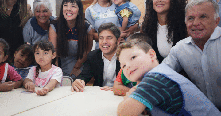 En Berazategui, Kicillof habilitó el edificio escolar N°300 de su gestión